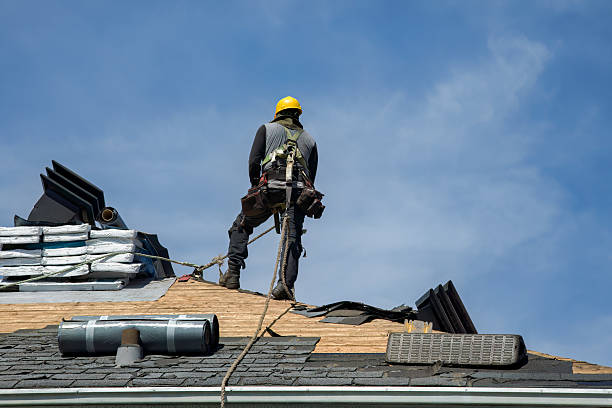 Professional Roof Replacement technician working in Stanton, TX